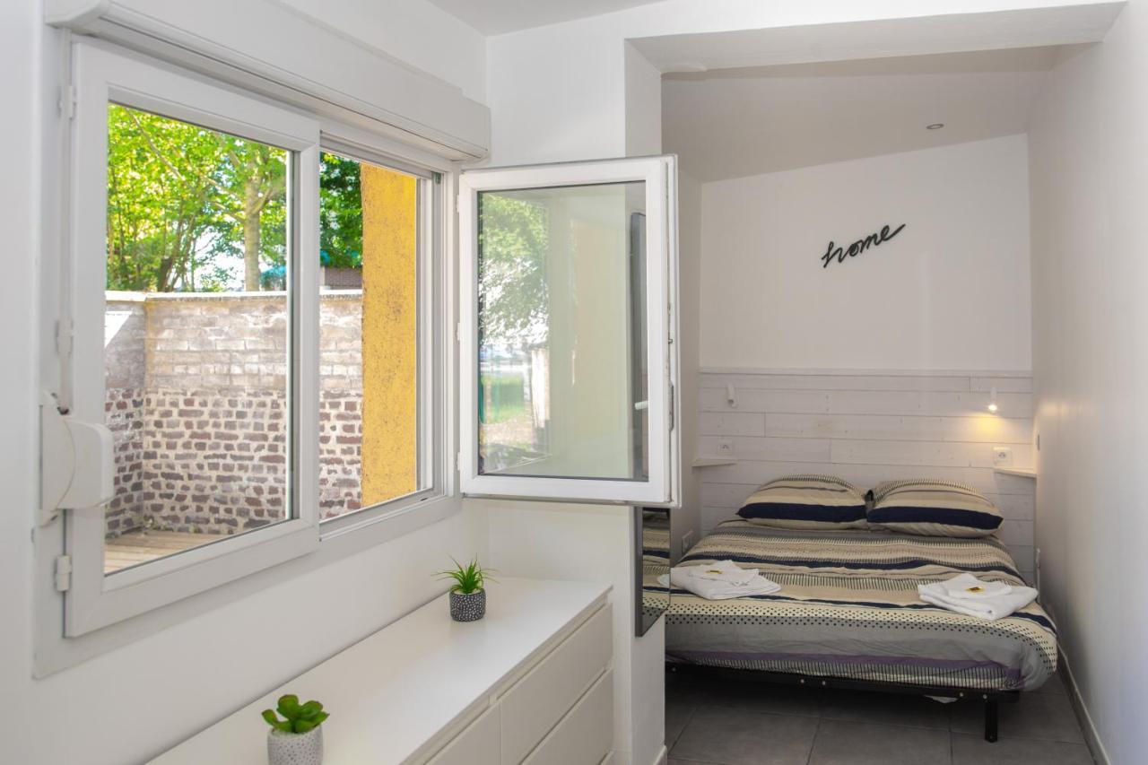 Apartamento T2 Industriel avec terrasse et parking privé Amiens Exterior foto