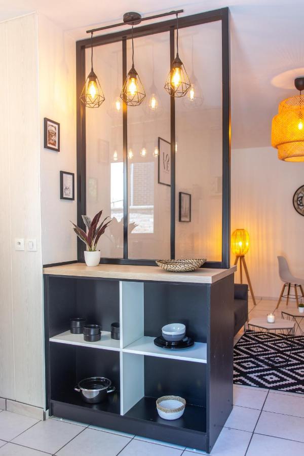 Apartamento T2 Industriel avec terrasse et parking privé Amiens Exterior foto