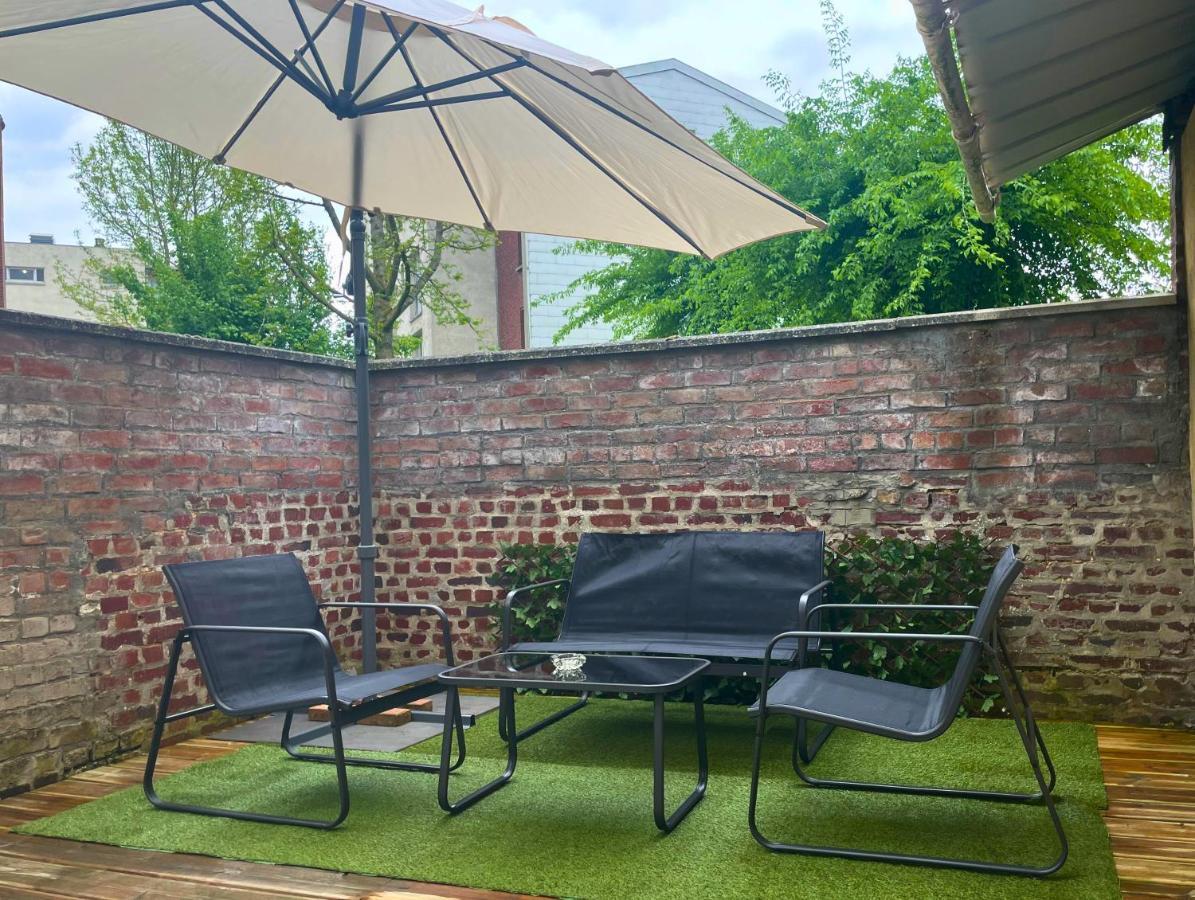 Apartamento T2 Industriel avec terrasse et parking privé Amiens Exterior foto