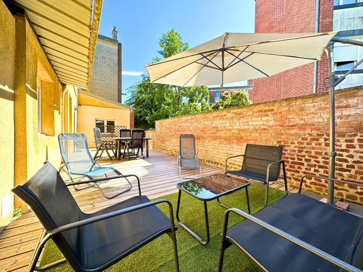Apartamento T2 Industriel avec terrasse et parking privé Amiens Exterior foto